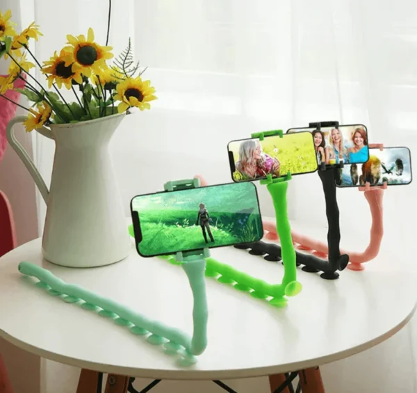 Cute Worm Lazy Phone Bracket Mobile Phone Holder (Assorted color)